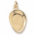 Bed Pan charm in Yellow Gold Plated hide-image