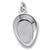 Bed Pan charm in Sterling Silver hide-image