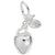 Apple Charm In Sterling Silver