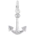 Anchor Charm In Sterling Silver