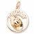 Calgary Cowboy Hat Charm in 10k Yellow Gold hide-image
