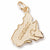 Quebec charm in Yellow Gold Plated hide-image