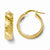 14k Yellow Gold Hoop Earrings