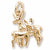 Doeandfawn charm in Yellow Gold Plated hide-image