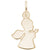 Angel Charm in Yellow Gold Plated