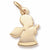 Angel charm in Yellow Gold Plated hide-image