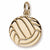 Volleyball Charm in 10k Yellow Gold hide-image