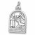 St. Francis charm in Sterling Silver hide-image