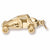Sprint Car charm in Yellow Gold Plated hide-image