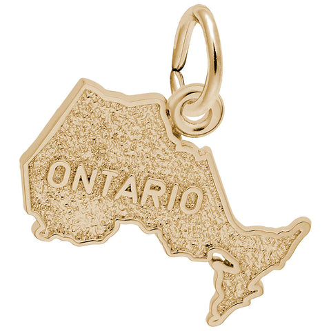Ontario Charm in Yellow Gold Plated