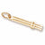 Slide Rule charm in Yellow Gold Plated hide-image