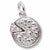 Pizza charm in Sterling Silver hide-image