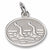 Synchronized Swimming charm in 14K White Gold hide-image