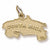 Costa Rica charm in Yellow Gold Plated hide-image