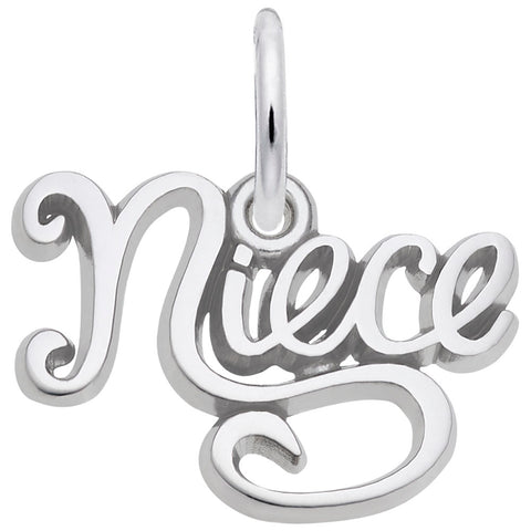 Niece Charm In Sterling Silver
