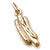 Hot Dog charm in Yellow Gold Plated hide-image