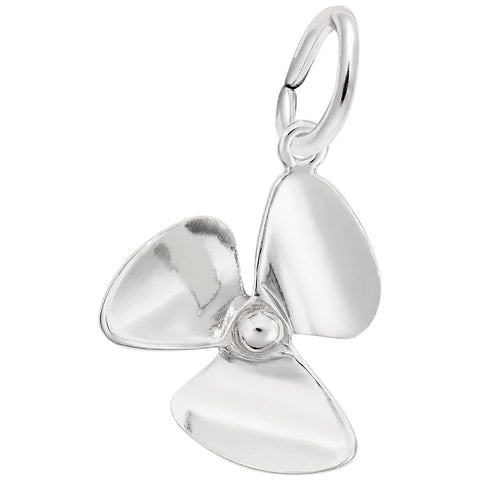 Propeller Charm In Sterling Silver