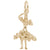 Spanish Dancer Charm in Yellow Gold Plated