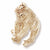 Gorilla charm in Yellow Gold Plated hide-image