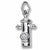 Fire Hydrant charm in Sterling Silver hide-image