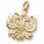 Russian Eagle charm in Yellow Gold Plated hide-image