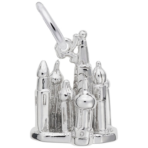 St. Basil'S Cathedral Charm In 14K White Gold