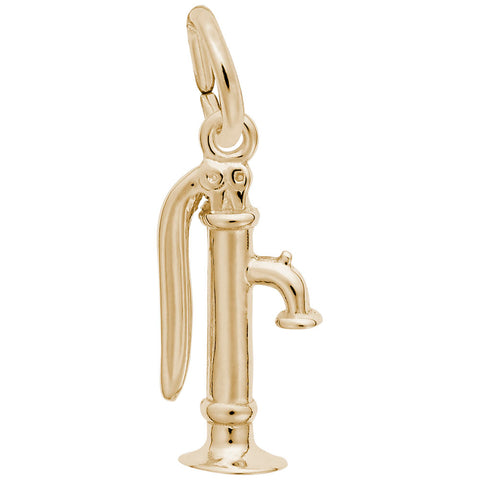 Pump Charm In Yellow Gold