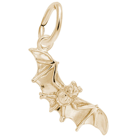 Bat Charm in Yellow Gold Plated