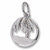 Palm charm in 14K White Gold hide-image