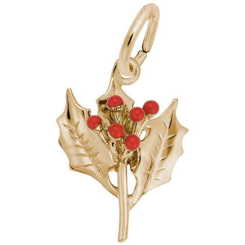 Holly Charm in Yellow Gold Plated