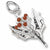 Holly charm in Sterling Silver hide-image