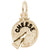 Cheese Charm in Yellow Gold Plated