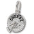 Cheese charm in 14K White Gold hide-image