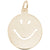 Happy Face Charm In Yellow Gold
