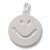 Happy Face charm in 14K White Gold hide-image
