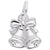 Christmas Bells Charm In Sterling Silver