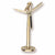 Power Wind Mill Charm in 10k Yellow Gold hide-image
