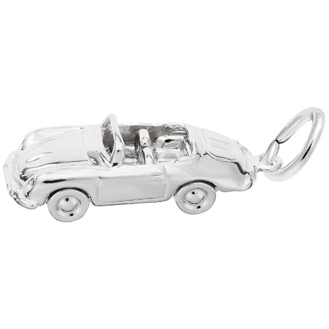 Speedster Charm In Sterling Silver