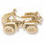 All Terrain Vehicle Charm in 10k Yellow Gold hide-image