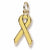 Yellow Ribbon charm in Yellow Gold Plated hide-image