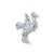 Ostrich charm in Sterling Silver hide-image