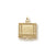 Flatscreen Tv charm in Yellow Gold Plated hide-image