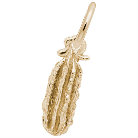 Pickle Charm In Yellow Gold