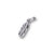 Pickle charm in 14K White Gold hide-image