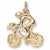 Cyclist Charm in 10k Yellow Gold hide-image
