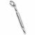 Rolling Pin charm in 14K White Gold hide-image