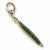 Pea Pod charm in Yellow Gold Plated hide-image