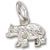 Black Bear Small charm in Sterling Silver hide-image