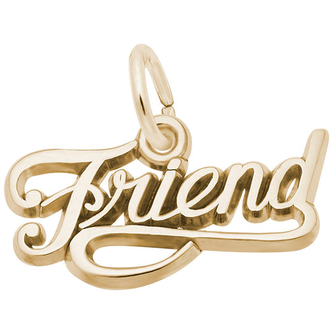 Friend Charm In Yellow Gold