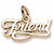 Friend charm in Yellow Gold Plated hide-image